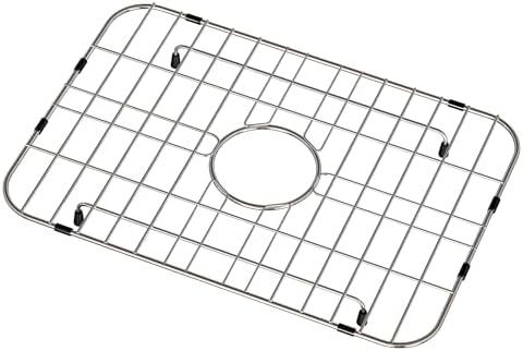 Sink Grid 18" X 12-1/2", Centered Drain with Corner Radius 1-1/2" by Frsmvati