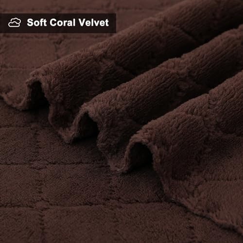 Homaxy 12 Pack Super Soft Absorbent Dish Towels, 10" x 20", Brown - Image 2