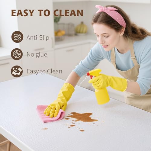 Shelf Liners for Kitchen Cabinets 20in x 20FT, Non Adhesive Drawer Liner - Image 4
