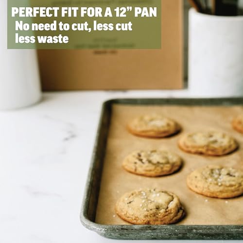 Zenlogy 12x16 Parchment Paper, 100 Sheets, Pre-Cut, Fits Half Sheet Pans | Unbleached, Non-Stick, 450°F Heat Safe, Baking & Roasting, Kosher Certified - Image 5
