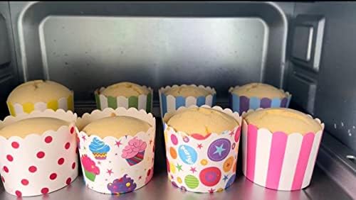 1000pcs Random Colorful Paper Baking Cups Muffin Cupcakes Liners Baking Cases Wrapper - Image 5