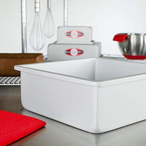 Fat Daddio's PSQ-10104 Anodized Aluminum Square Cake Pan, 10 x 4 Inch - Image 5