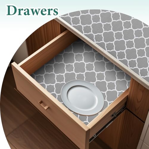 Shelf Liners for Kitchen Cabinets 17in x 30FT Non Adhesive Drawer Liner - Image 6