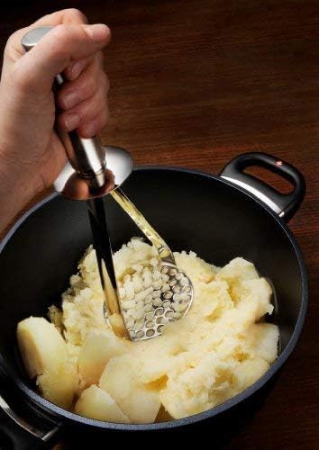 Rosle 12780 Stainless Steel Vegetable & Potato Masher 10 Inch, Silver - Image 3