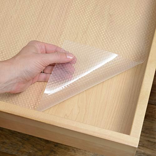Con-Tact Brand Premium Plus Non-Adhesive Shelf Liner, Heavy Duty and Multi-functional Drawer Liner, 18" x 4', Nova Crystal Clear, Pack of 6 Rolls - Image 5