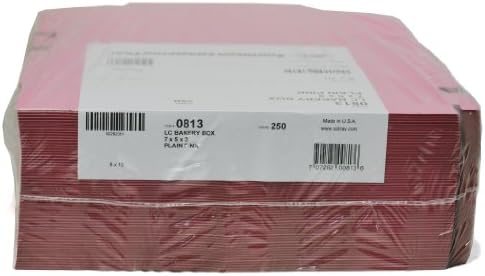 Southern Champion Tray 0813 Pink Paperboard Non-Window Lock-Corner Bakery Box, 7" Length x 5" Width x 3" Height (Case of 250) - Image 3