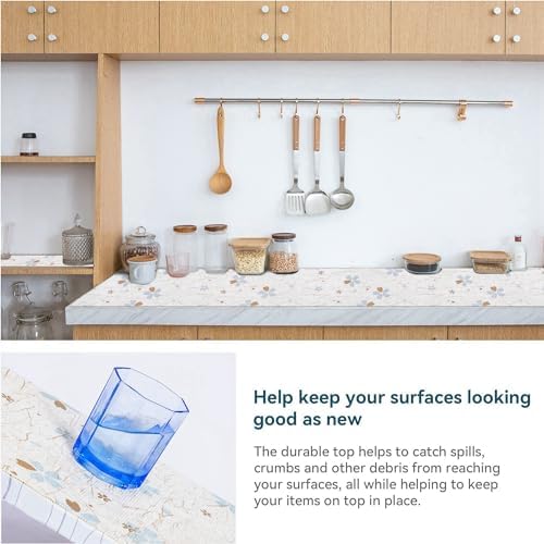 Cabinet Liners 10Rolls12 W x 120" L Wide Non Adhesive Kitchen Drawer Liner, Waterproof Shelf Liner Durable Anti-Slip for Kitchen Cabinets Shelf Liner Oil-Proof - Image 3