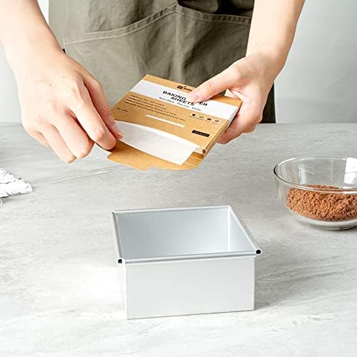 Restaurantware White Paper Parchment Baking Sheet, 4 In, 1000 Pack - Image 5