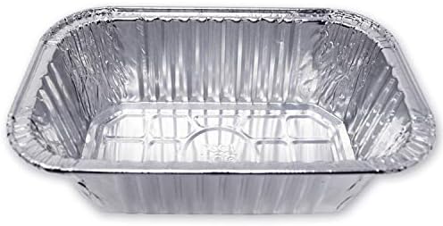 (100 Pack) Premium 1-LB Bread Loaf Baking Pans l Mini 6" x 3.7" x 2" l Extra-Heavy Duty l Disposable Aluminum Foil Oven Safe Sturdy 1-Pound Small Bread Tin - Image 5