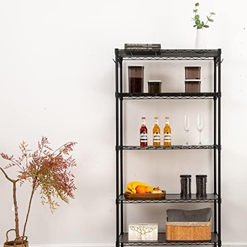 Poofzy Wire Shelf Liner 14" x 24", Set of 3 Black - Image 7