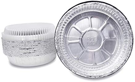 (360 Pack) Premium 7-Inch Round Foil Pans with Plastic Dome Lids l Heavy Duty l Disposable Aluminum Tin for Roasting, Baking, or Cooking - Image 7