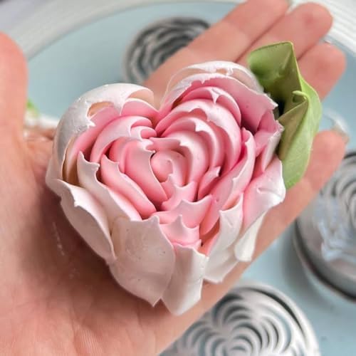 3pack Russian Piping Flower Nozzles Extra Large, Stainless Steel Rose Floral Piping Nozzles for Cake Decorating Icing, Cream Flower Bouquet DIY Cookies, Desserts Baking Tools (XXL, D） - Image 4