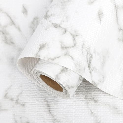 Coavas Shelf and Cabinet Liner, Easy Cut Protective (Marble, 12 in x 10 ft) by Coavas