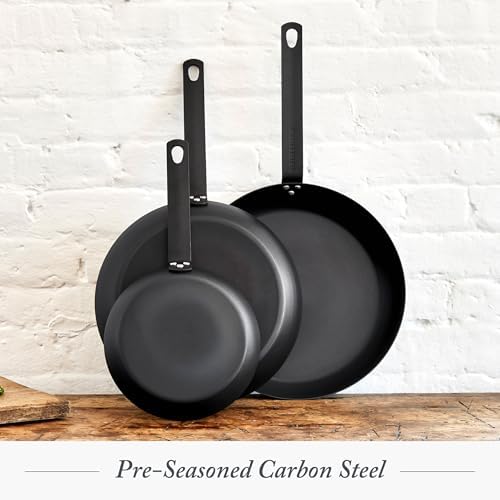 Merten & Storck 10" Pre-Seasoned Carbon Steel Frying Pan Skillet - Image 4