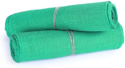 MDS® Pack of 15 Natural Burlap Table Runner, 12 x 108 Inch, Jute Rustic Farmhouse Boho Table Decor for Wedding Reception, Dining Table, Bridal Shower, Baby Shower & Party Decorations - Mint - Image 5