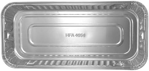 PACTOGO 11" x 5" x 1" Disposable Aluminum Foil Oblong Danish Cake Pans - Ideal Baking Tins for Sweets, Coffee Cakes, Danishes, Cookies, Brownies (Pack of 50) - Image 5