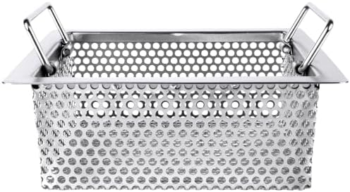 Floor Drain Strainer 304 Stainless Steel, Double Handle Basket, 1.0Mm, 8.5" x 8.5" x 3" Floor Sink Strainer, Super Large Drainage Area Floor Drain Filter- Perfect for Restaurant, Bar, Buffet - Image 2