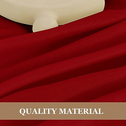 Fitable 6 Pack Red Tablecloths 90x156 Inch for 8 Foot Rectangle Tables - Image 3