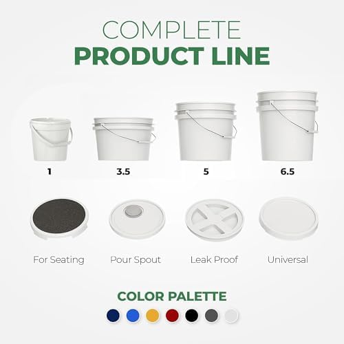 EconoHome 1 Gallon Food Grade Round Plastic Bucket - Food Storage Deli Containers with Lids Ideal for Ice Cream, Soup, and Prep Containers - BPA-Free, Premium HDPE - 120 Pack - Image 6