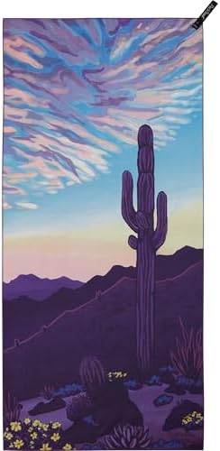 PackTowl Personal Ultralight Microfiber Camping and Travel Towel, Desert Aire Print, Body by PackTowl