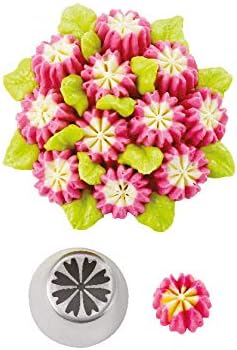 27 Pieces Small Stainless Steel Russian Flower Icing Tips Kit - Image 6