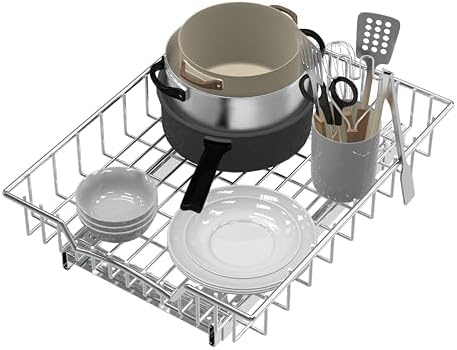Simple Houseware Under Cabinet Pull Out Sliding Shelf Drawer, 17Dx13W by SimpleHouseware