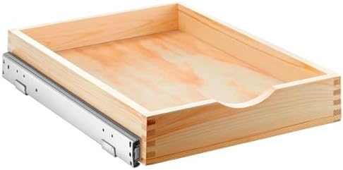 Sintuff 1 Pack Wooden Pull out Tray Cabinet Organizer, 15'' X 21'' by Sintuff