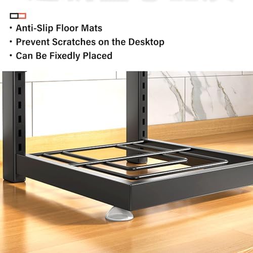 Dxcaicc Pot Organizer Rack for Under Cabinet,Height and Position are Adjustable,lid Organizer for Kitchen Cabinet Organizers and Storage,4 Layer - Image 6