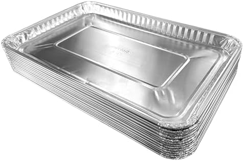 PACTOGO 11" x 7" x 0.75" Oblong Disposable Aluminum Foil Danish Cake Pans - Shallow Baking Sheets Ideal for Sweets, Cakes, Cookies (Pack of 200) - Image 7