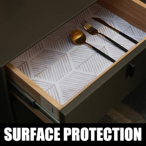 Shelf Liners for Kitchen Cabinets, Non Adhesive and Strong Non-Slip - Image 3