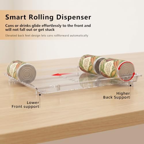 LXLXXL Can Organizer for Pantry, 3 Tier Stackable Soda Dispenser 1 Pack - Image 4