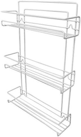 Evelots 3-Tier Spice Rack Organizer Door/Wall Mount, Holds Up to 18 Bottles - Image 7