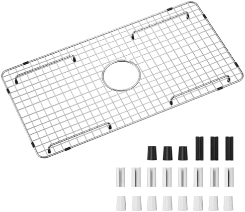 Sink Bottom Grid 29-1/2" X 15-9/16", Centered Drain with Corner Radius 3/8" by Frsmvati