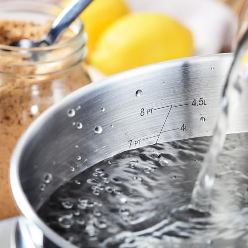 Judge Vista Set of 3 Stainless Steel Pans, 14cm,16cm &18cm Saucepans, Shatterproof Vented Glass Lids, Induction Ready, Oven Safe - Image 4