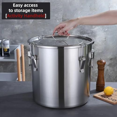 Stainless Steel Airtight Food Storage container with Lid for Pantry Kitchen - Image 4