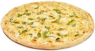 Restaurantware 20 Inch Aluminum Pizza Pan 12 Count Wide Rim Silver Pizza Pan, Heat Conductive Round Pizza Tray, Lightweight Corrosion-Resistant Serving Tray For Restaurant Or Home Use by Restaurantware