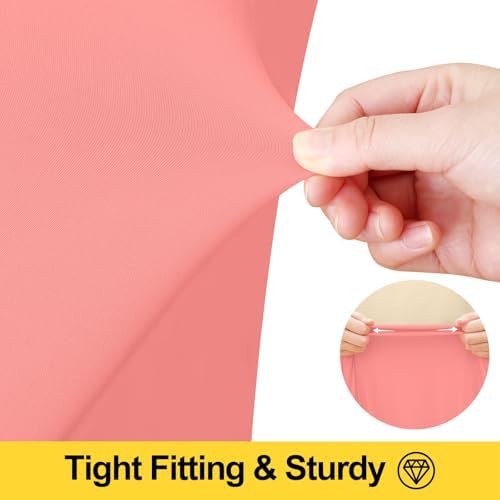 Smiry Spandex Elastic Fitted Table Cloth Skirt for 6FT Rectangle Table - Image 3