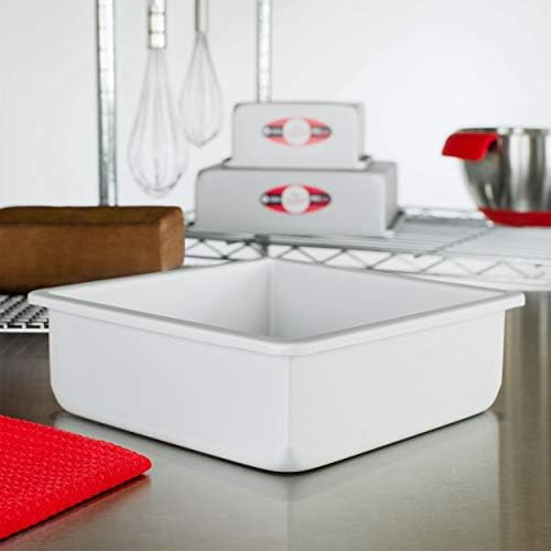 Fat Daddio's Anodized Aluminum Square Cake Pan, 3" High - 8 Inch x 8 Inch x 3 Inch - Image 4