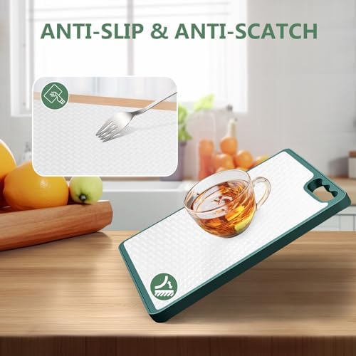 Shelf Liners, Non-Adhesive Drawer Liner, Waterproof & Oil-Proof Kitchen Cabinet Cupboard Liner Plastic EVA Material BPA Free Fridge Liner Mats Paper Protector for Shelves (White/24in x 240in) - Image 4
