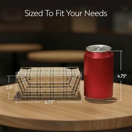 Restaurantware 45 oz Paper Rectangle 8 Bio Box Take Out Container, 50 Ct - Image 2