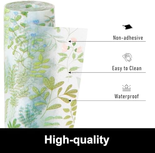 Cooyes Shelf Liner Drawer Liners, Shelf Liners for Kitchen Cabinets, Non Adhesive Cabinet Liner, EVA Waterproof Non-Slip Refrigerator Liners for Kitchen, Drawer - Image 2