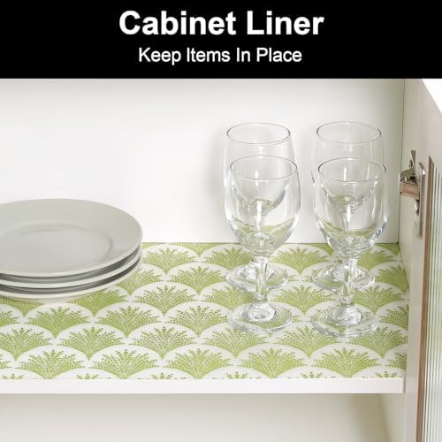 Cooyes Shelf Liners for Kitchen Cabinets, Refrigerator Liners Waterproof & Oil-Proof Kitchen Cupboard Liner Drawer Mats EVA Material Non Adhesive Fridge Liner for Shelves（11.8" W x 118" L） - Image 4