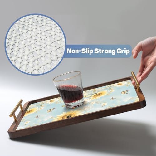 Quttisay Floral Shelf Liner Non Adhesive Kitchen Drawer Liner 12in x 10ft - Image 2