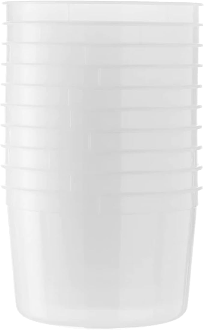 64 Oz Heavyweight Plastic Deli Containers with Airtight Lids | BPA Free Storage Cups for Soup Meal Prep Leftovers Takeout | Microwave Freezer Safe Reusable Containers | 30 Pack - Image 7