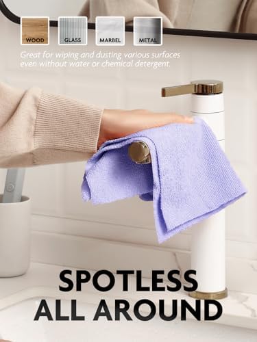 Fantasticlean Microfiber Cleaning Cloth Rolls - 150 Sheets (Pink, Lavender) - Image 3