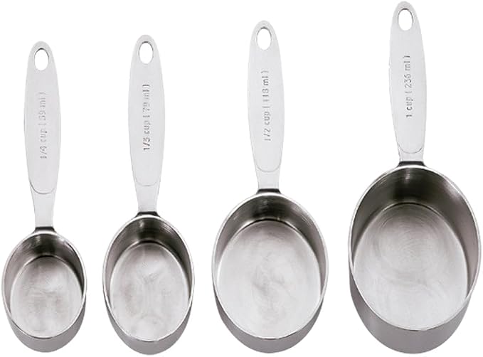 Cuisipro Stainless Steel Measuring Cup Set by Cuisipro