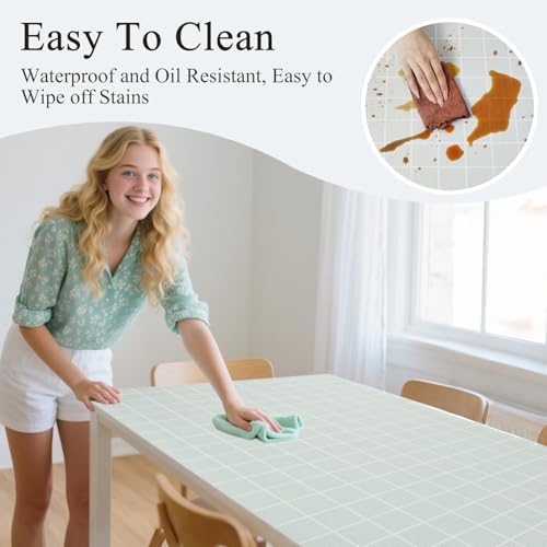 Beautysaid Shelf Liner Non Adhesive Drawer & Cabinet Liner for Kitchen Waterproof Sage Green Shelf Paper for Bathroom & Dress Drawer (12 in x 10 FT) - Image 3