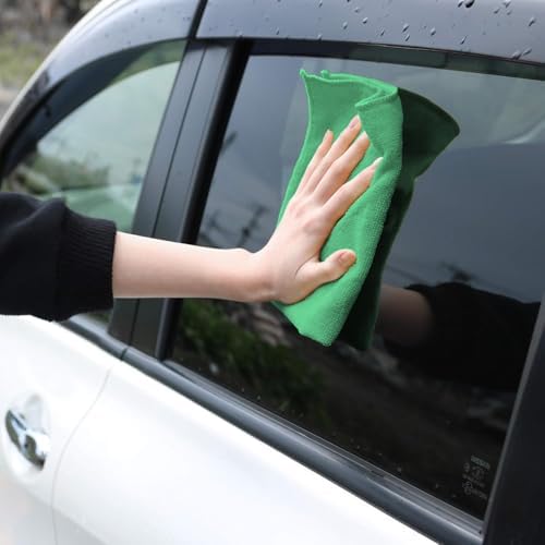 Avalon Towels Microfiber Cleaning Cloths (Value Pack of 12) - Size 12 x 12 Inches, Highly Absorbent Cleaning Rags, Lint Free, Reusable and Washable, Microfiber Towels for Cars - Image 6
