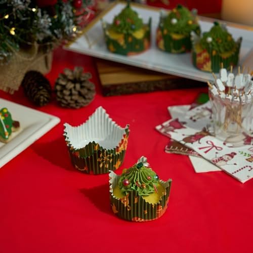Restaurantware Baking Cups 200 Pack of 4 oz Greaseproof Cupcake Liners Disposable Oven, Freezer-Safe Paper Muffin Holders for Birthdays, Parties, Events - Image 3