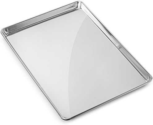 GRIDMANN 9" x 13" Commercial Grade Aluminum Cookie Sheet Baking Tray Jelly Roll Pan Quarter Sheet - 6 Pans - Image 2